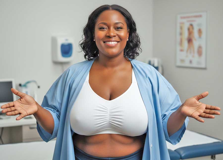 plus size breast reduction